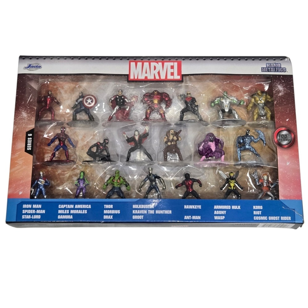 Jada * Marvel 20-Piece Set Wave 6 * Nano Metalfigs Metal Mini Figures 1 2/3"